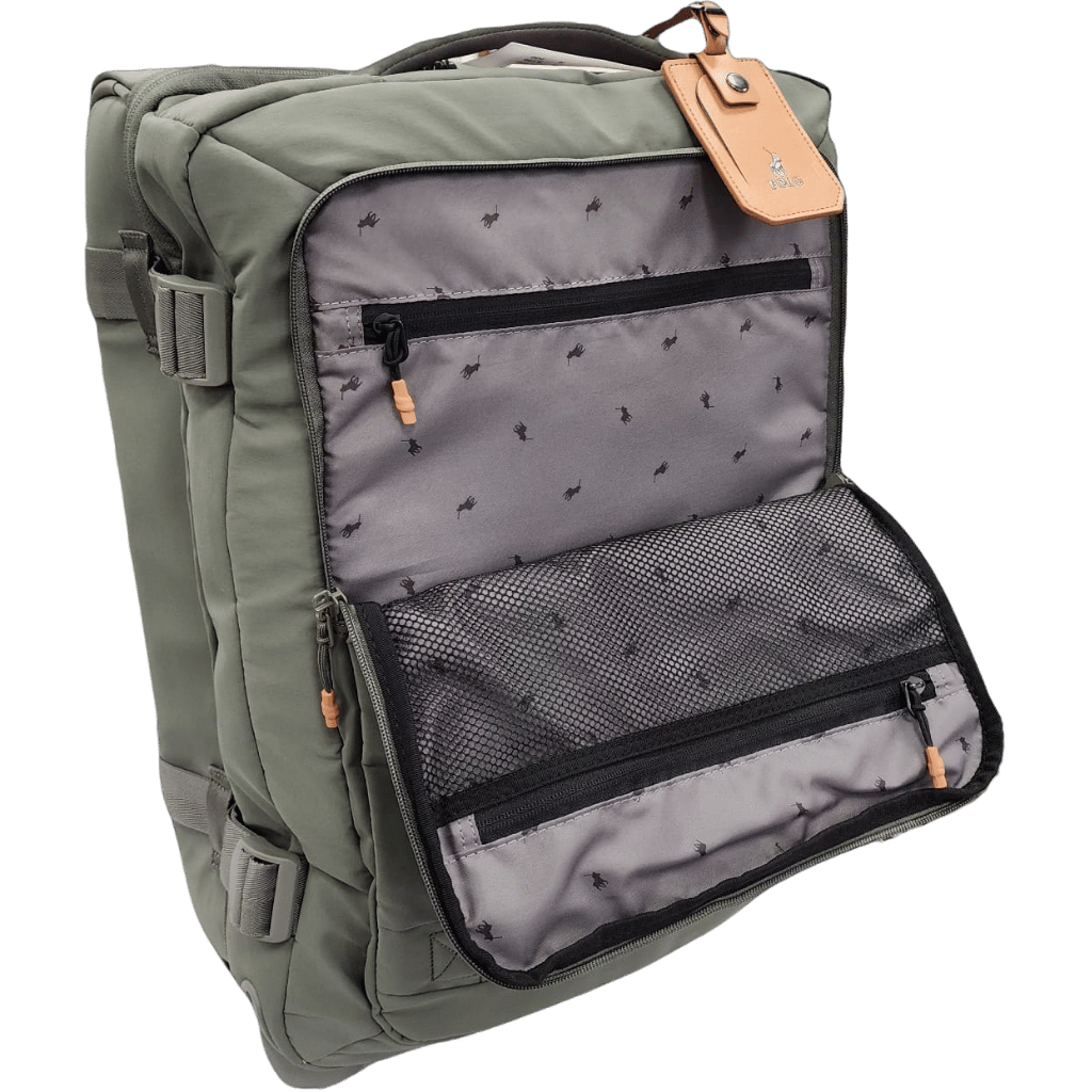 Saleys Travel Bags Polo Freedom Carry On 2 Wheel Trolley Duffel - Green - Image 4