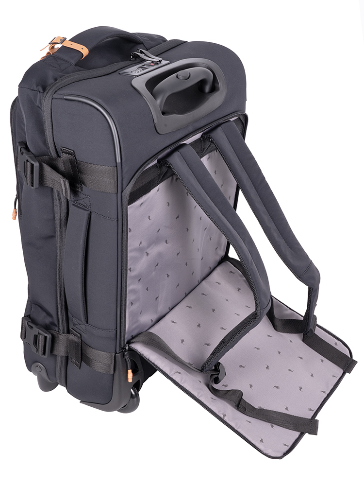 Saleys Travel Bags Polo Freedom Carry On 2 Wheel Trolley Duffel - Black - Image 4