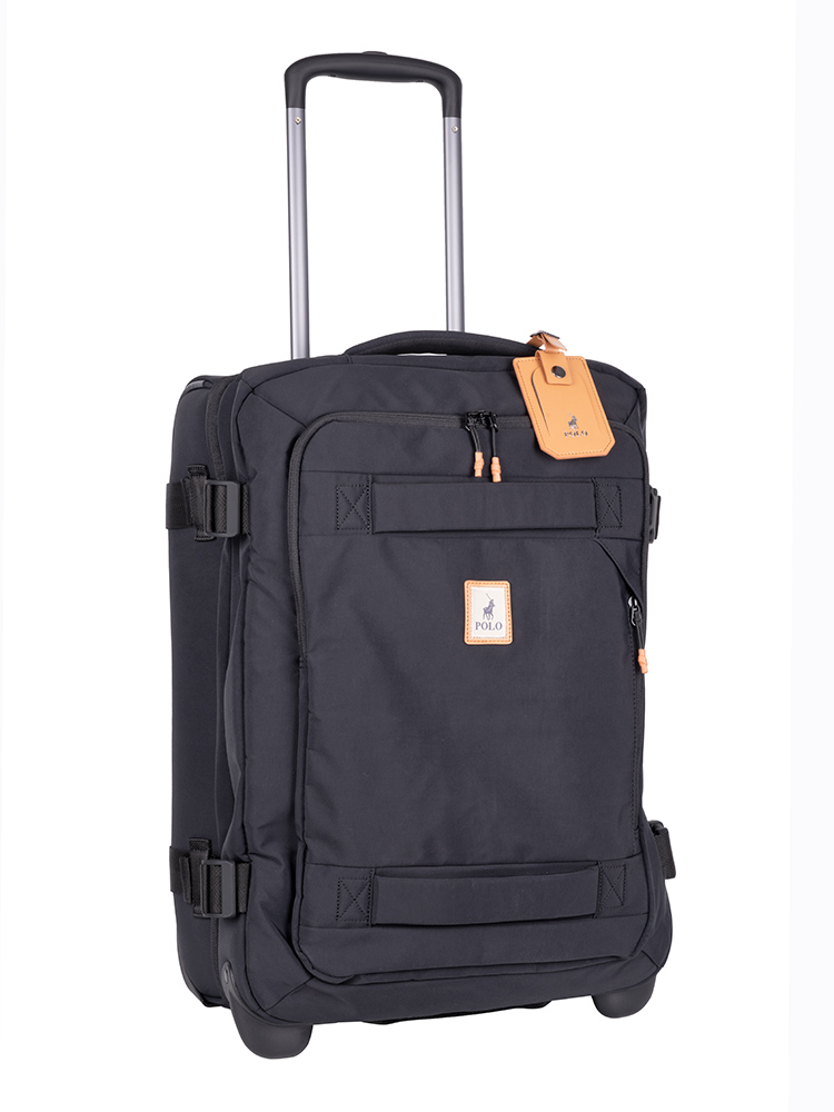 Saleys Travel Bags Polo Freedom Carry On 2 Wheel Trolley Duffel - Black