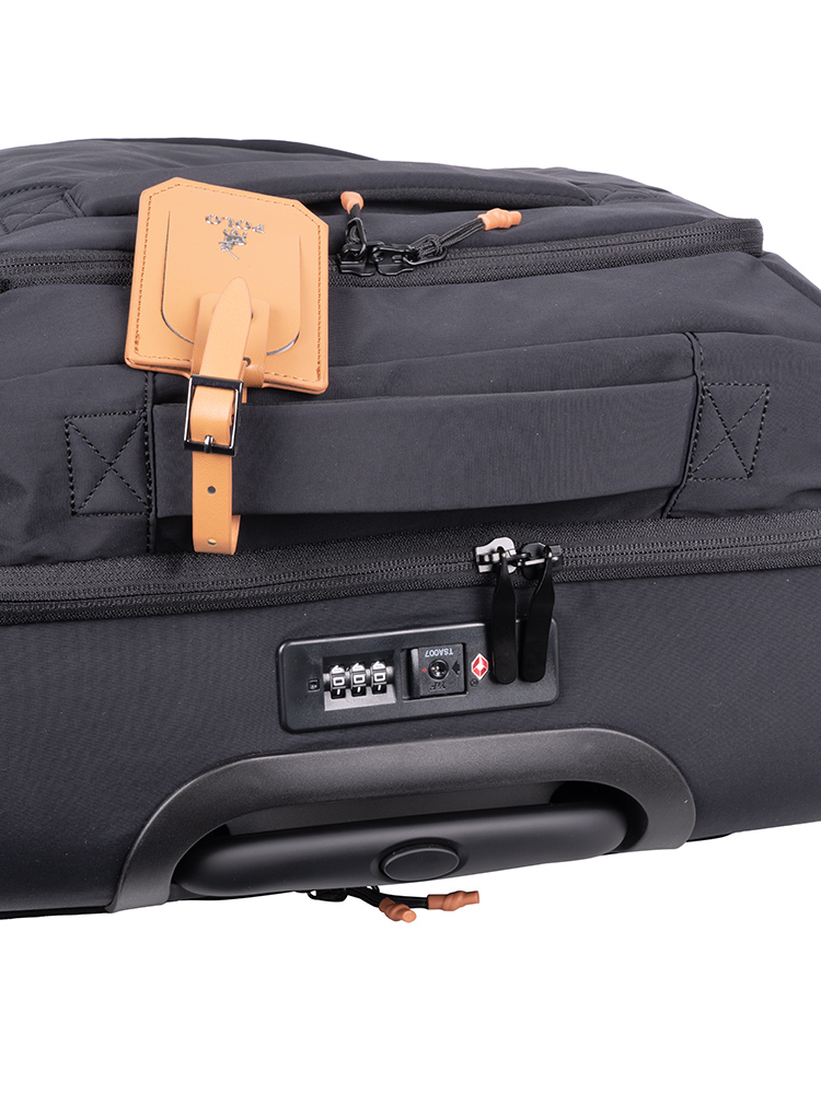 Saleys Travel Bags Polo Freedom Carry On 2 Wheel Trolley Duffel - Black - Image 5