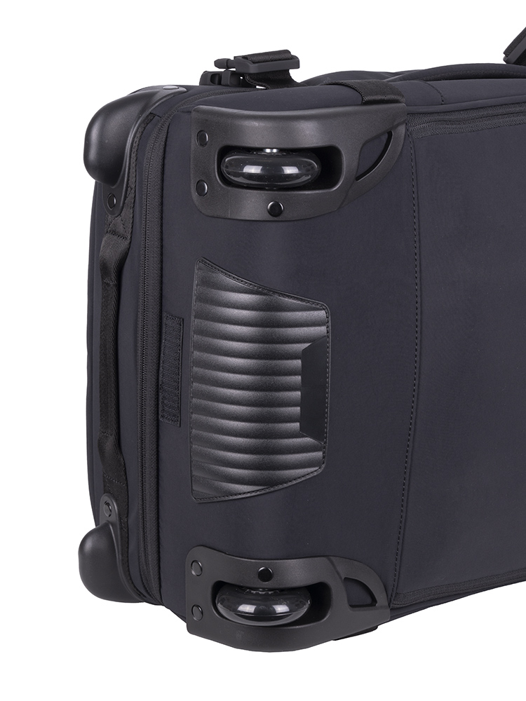 Saleys Travel Bags Polo Freedom Medium 2 Wheel Trolley Duffel - Black - Image 3