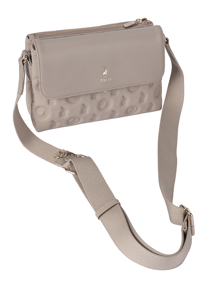 Saleys Travel Bags Polo Halo Flapover Sling - Cashmere - Image 2