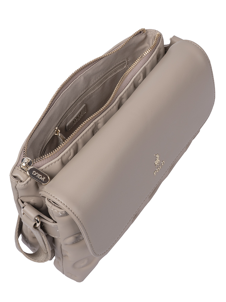Saleys Travel Bags Polo Halo Flapover Sling - Cashmere - Image 3