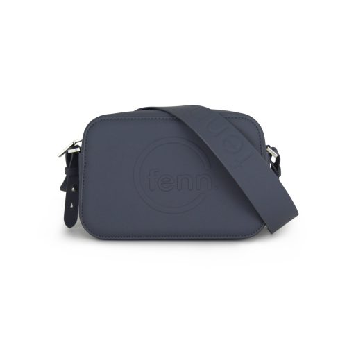 Saleys Travel Bags FENN Crossbody: Denim – Silver Zip - Image 6