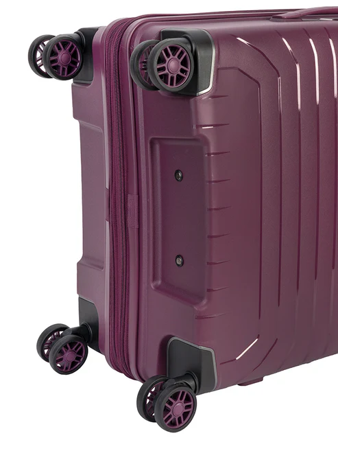 Saleys Travel Bags Cellini Guardlite Medium 4 Wheel Trolley Case - Mauve - Image 5