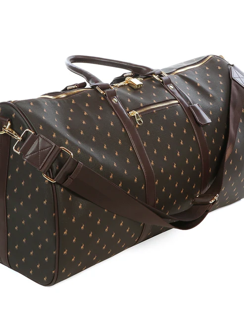 Saleys Travel Bags Polo Signature Travel Large Duffle - Brown - Image 2
