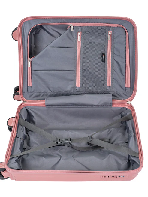 Saleys Travel Bags Cellini Trio 3Pc Box Set - Pink - Image 3