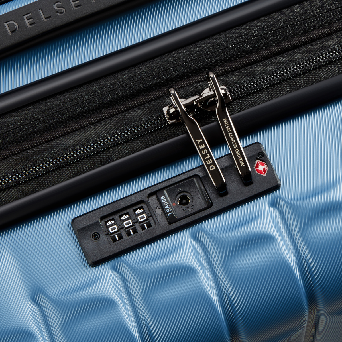 Saleys Travel Bags DELSEY LONGITUDE 55CM CABIN TROLLEY CASE - Blue - Image 6
