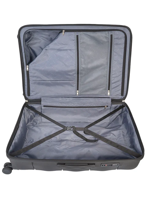Saleys Travel Bags ELLE Large 4 Wheel Trolley Case - Black - Image 4
