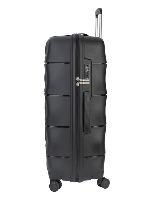 Saleys Travel Bags ELLE Large 4 Wheel Trolley Case - Black - Image 6