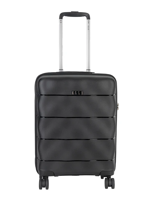Saleys Travel Bags ELLE 4 Wheel Carry On Trolley Case - Black - Image 6