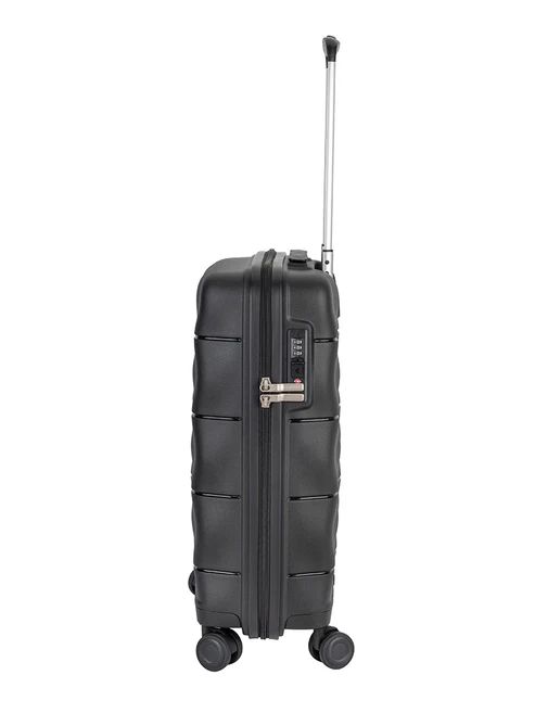 Saleys Travel Bags ELLE 4 Wheel Carry On Trolley Case - Black - Image 7