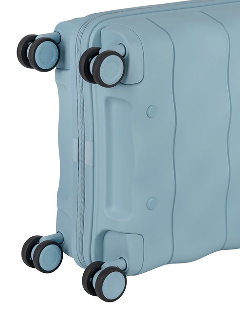 Saleys Travel Bags ELLE 4 Wheel Carry On Trolley Case - Pastel Blue - Image 3
