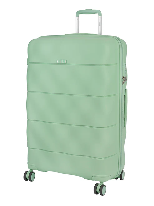 Saleys Travel Bags ELLE Large 4 Wheel Trolley Case - Green - Image 2