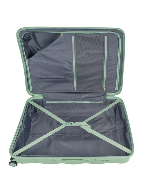 Saleys Travel Bags ELLE 3 Piece Luggage Set - Mint Green - Image 7