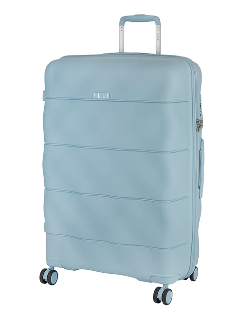 Saleys Travel Bags ELLE Large 4 Wheel Trolley Case - Blue - Image 2