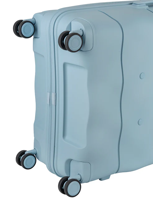 Saleys Travel Bags ELLE Large 4 Wheel Trolley Case - Blue - Image 4