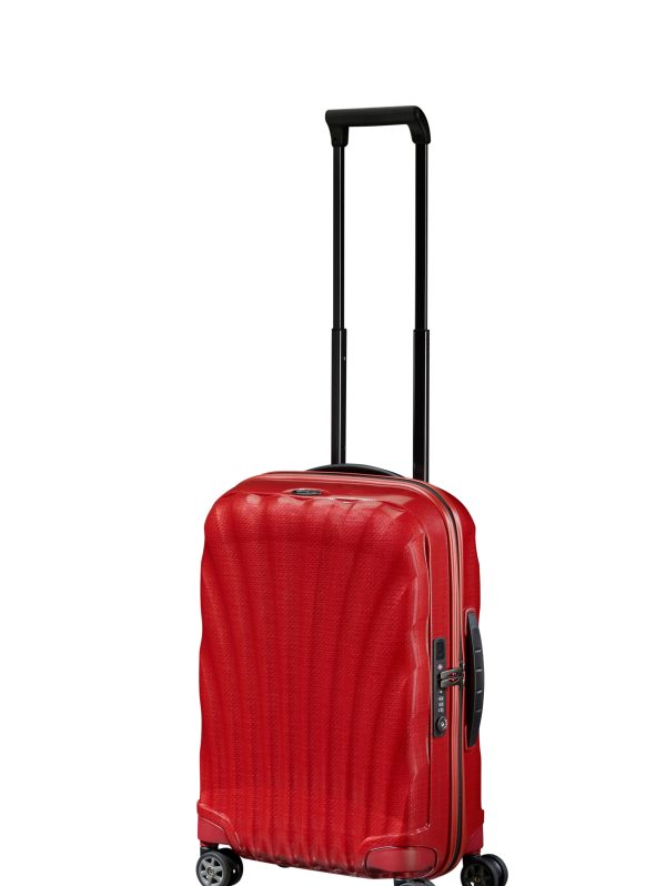 Samsonite C-Lite Spinner Expandable 55cm - Chili Red
