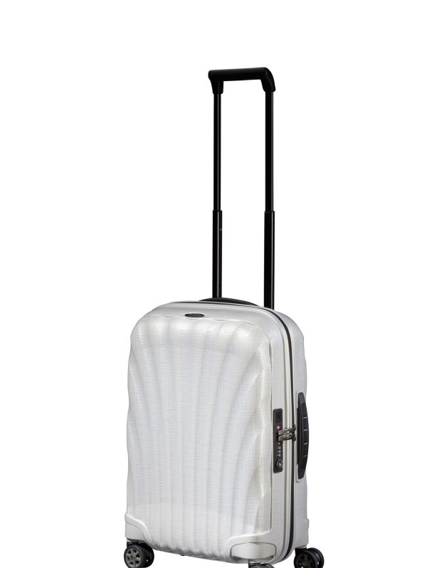 Samsonite C-Lite Spinner Expandable 55cm - Off White