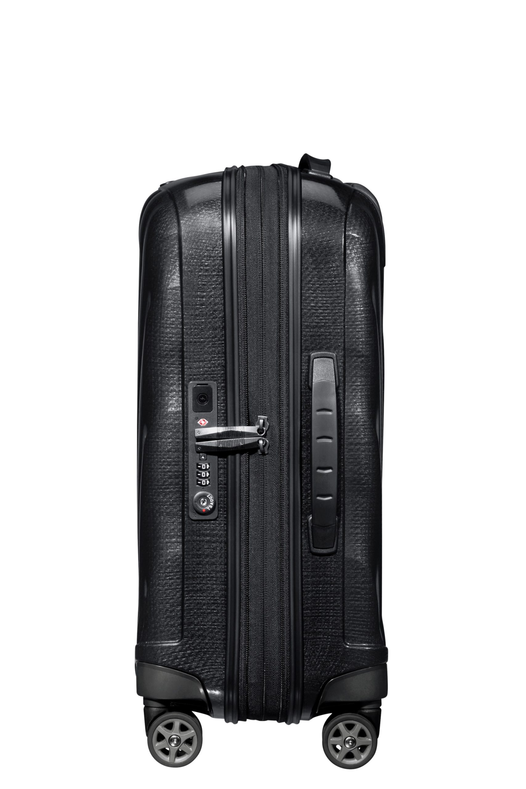 Saleys Travel Bags Samsonite C-Lite Spinner Expandable 55cm - Black - Image 8