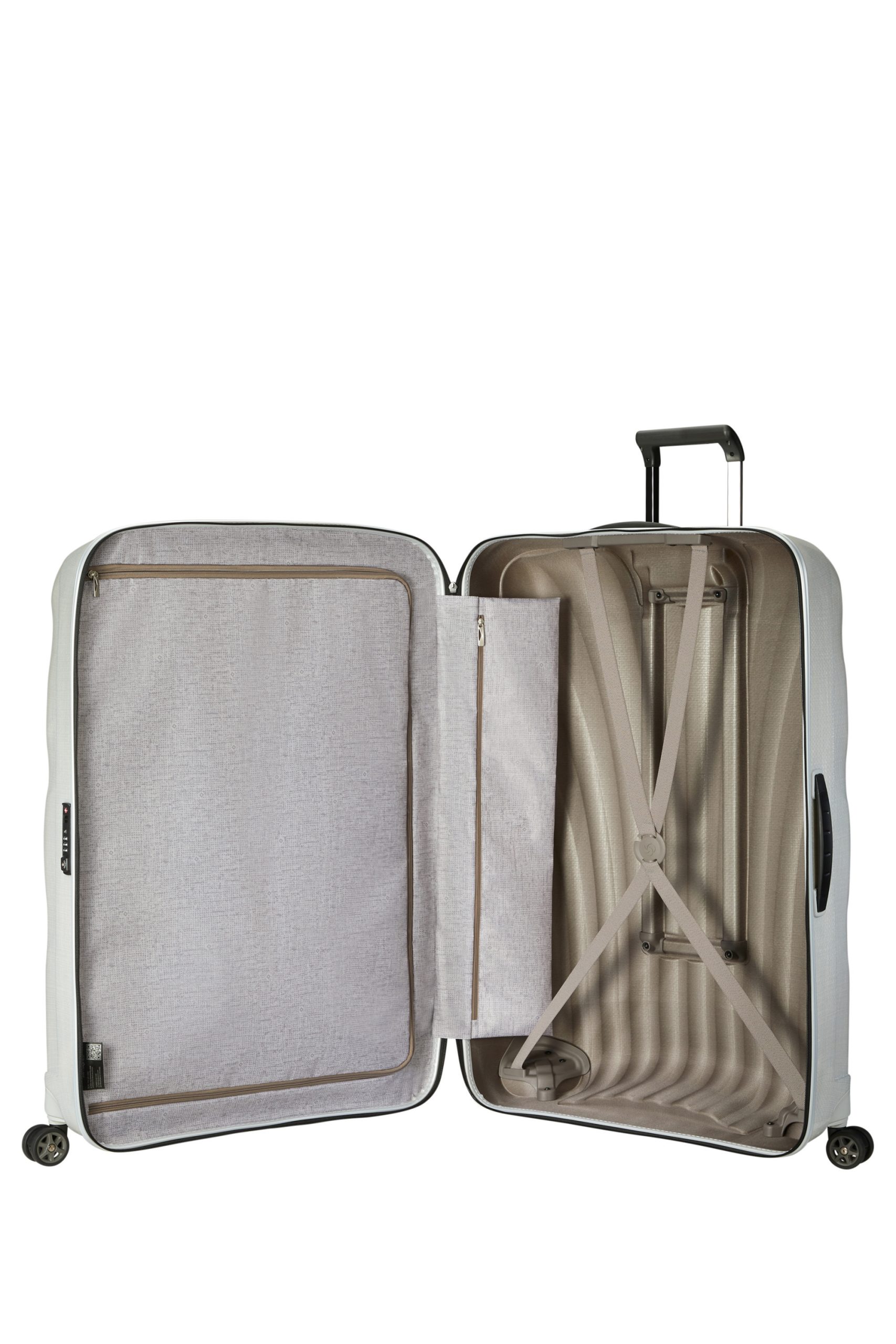 Saleys Travel Bags Samsonite C-Lite Spinner 86cm - Off White - Image 4