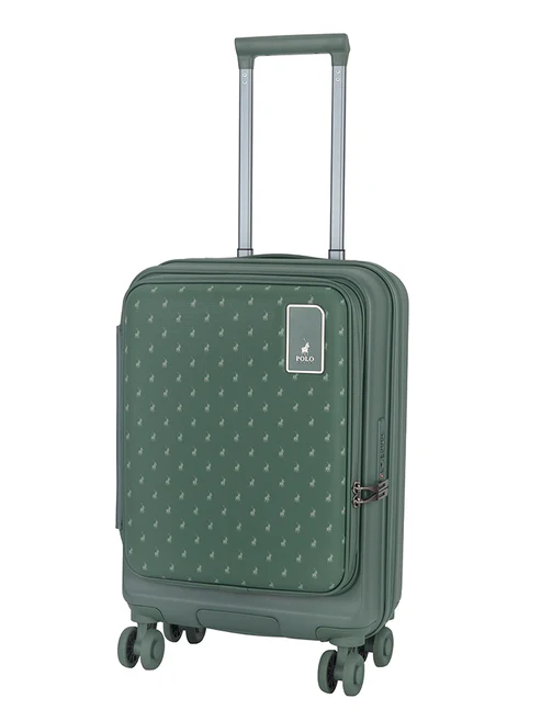 Saleys Travel Bags Polo Orion 4 Wheel Carry On Trolley - Green - Image 6