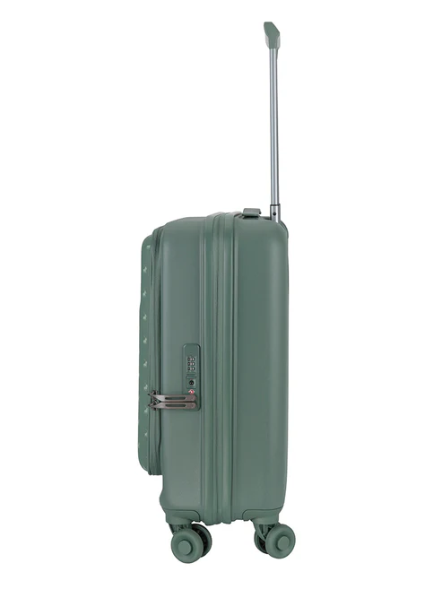 Saleys Travel Bags Polo Orion 4 Wheel Carry On Trolley - Green - Image 7