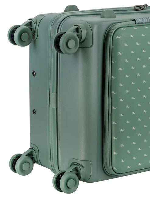 Saleys Travel Bags Polo Orion Medium 4 Wheel Trolley - Green - Image 4