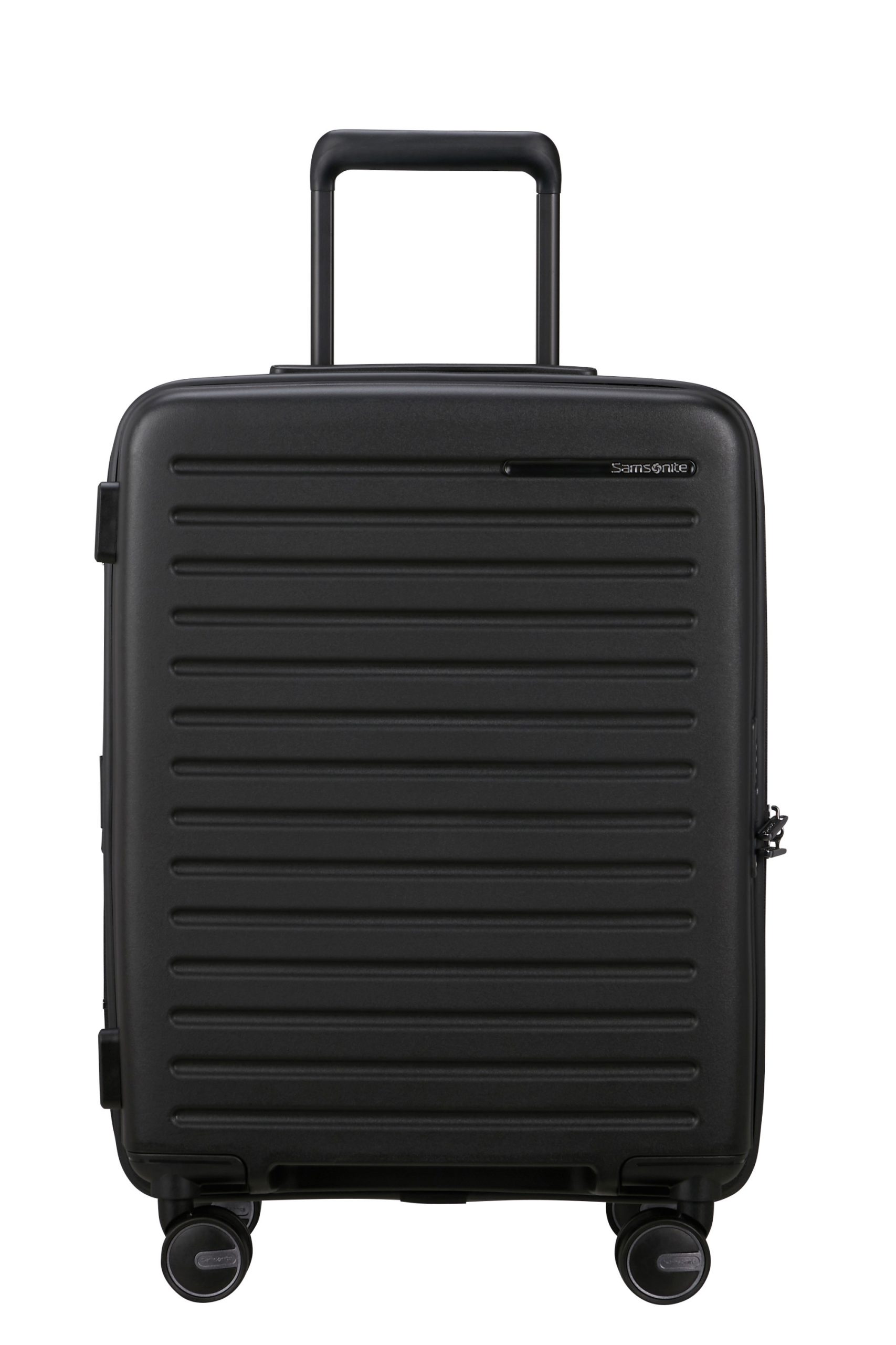 Saleys Travel Bags Samsonite Restackd Spinner Expandable 55cm: Black - Image 2