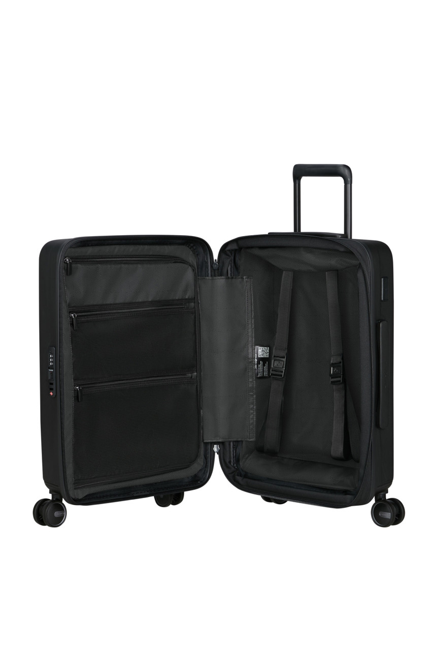 Saleys Travel Bags Samsonite Restackd Spinner Expandable 55cm: Black - Image 13