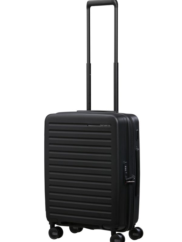 Samsonite Restackd Spinner Expandable 55cm: Black