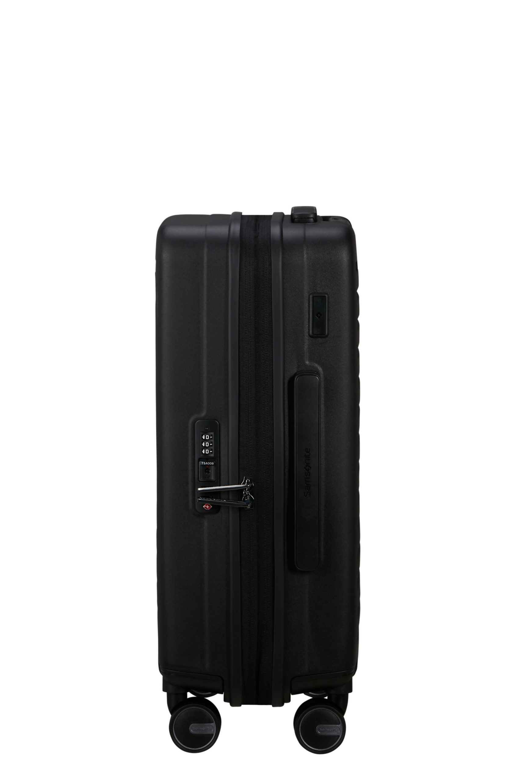 Saleys Travel Bags Samsonite Restackd Spinner Expandable 55cm: Black - Image 7
