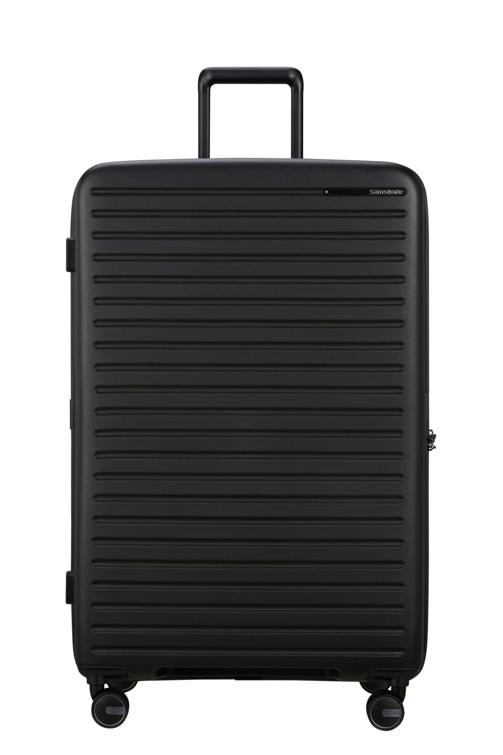 Saleys Travel Bags Samsonite Restackd Spinner Expandable 81cm: Black - Image 2
