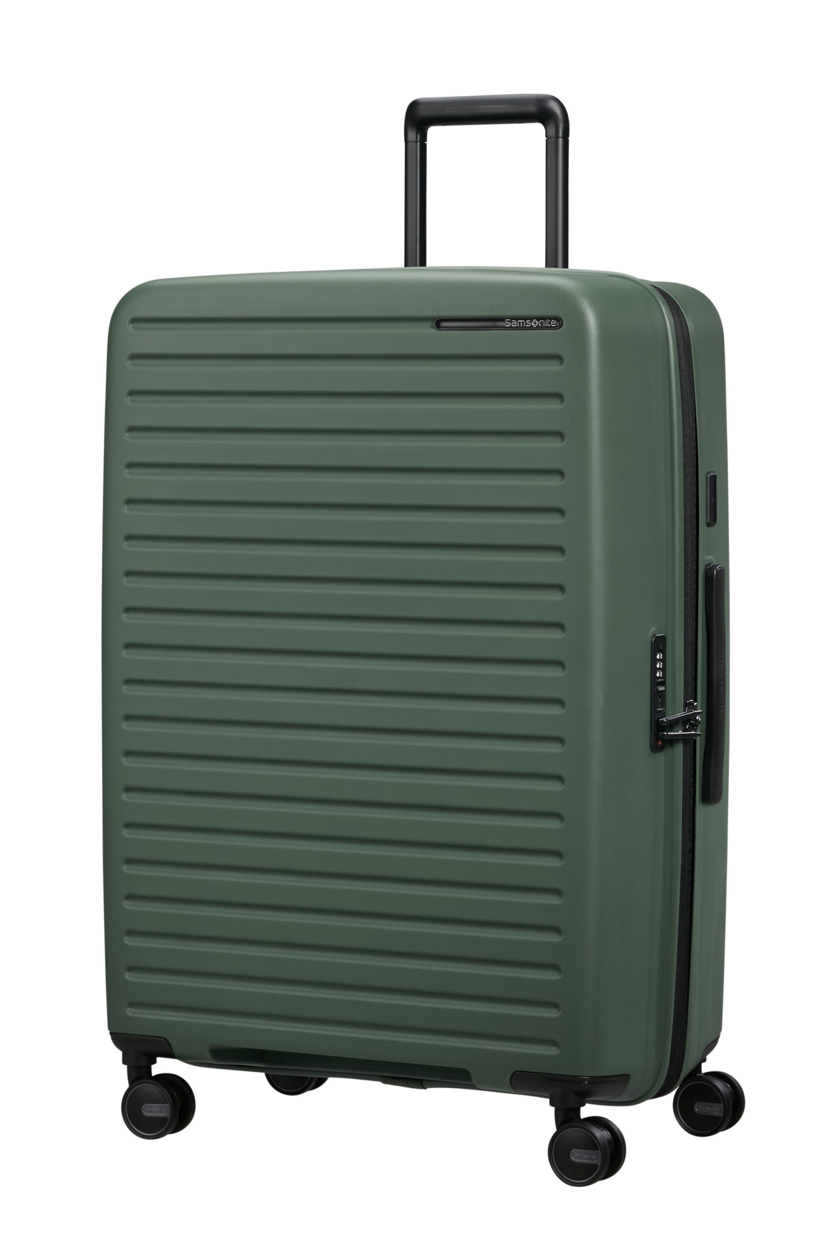Saleys Travel Bags Samsonite Restackd Spinner Expandable 75cm: Sage - Image 3