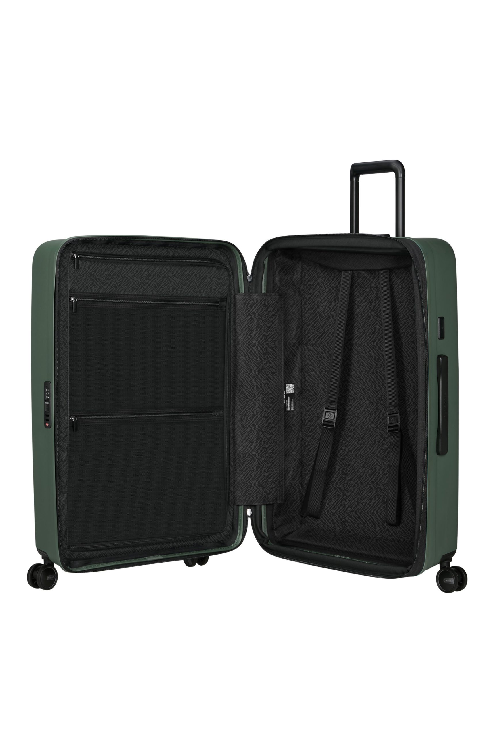 Saleys Travel Bags Samsonite Restackd Spinner Expandable 75cm: Sage - Image 4