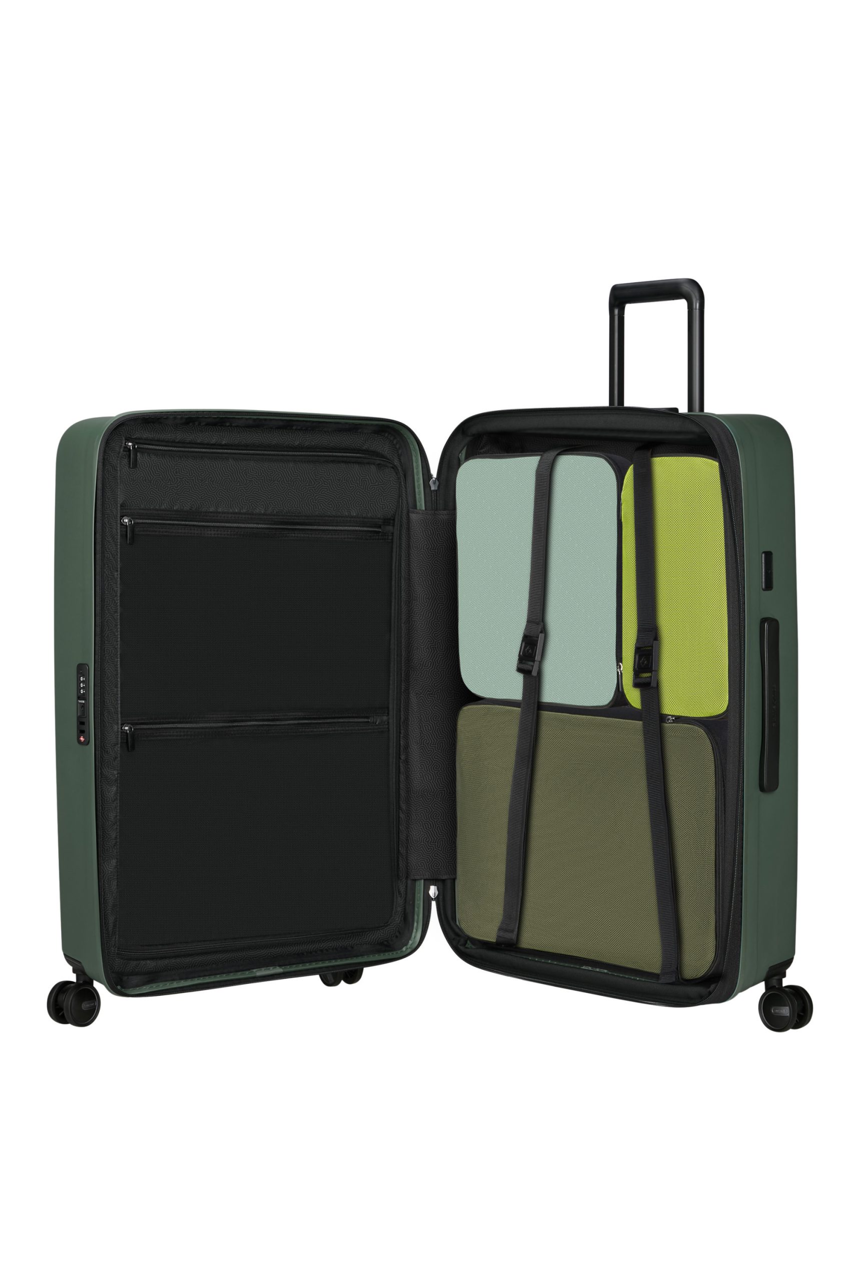 Saleys Travel Bags Samsonite Restackd Spinner Expandable 75cm: Sage - Image 5