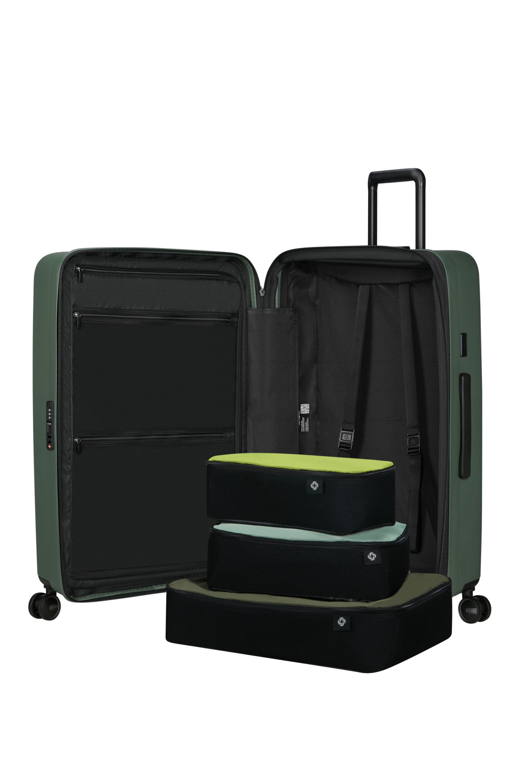 Saleys Travel Bags Samsonite Restackd Spinner Expandable 75cm: Sage - Image 6