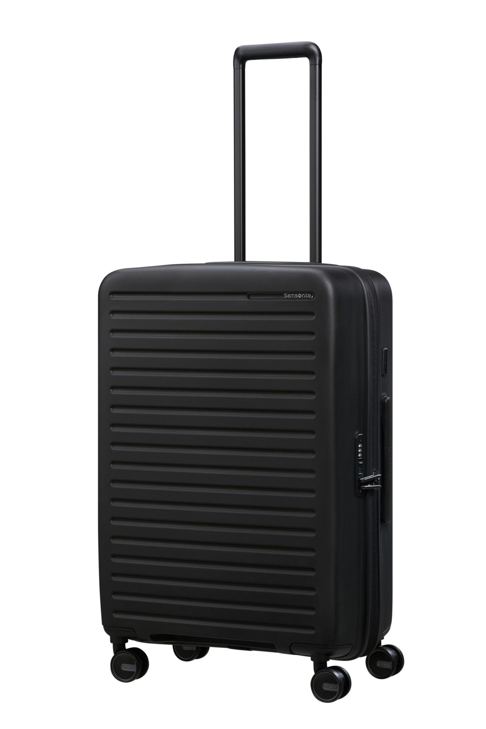Saleys Travel Bags Samsonite Restackd Spinner Expandable 68cm: Black