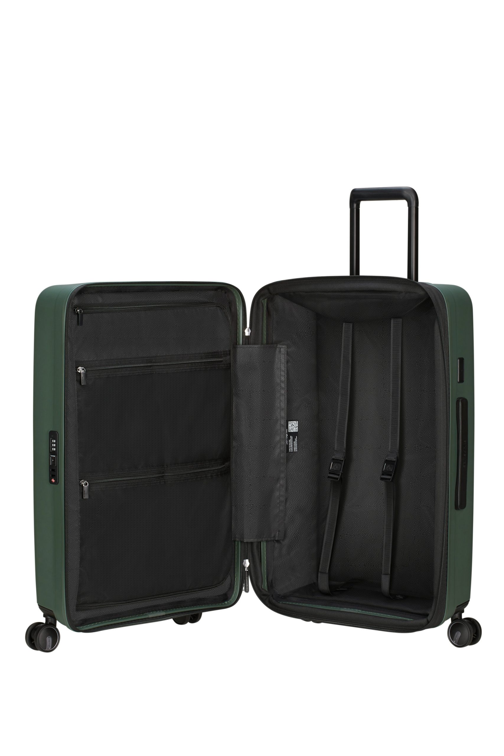 Saleys Travel Bags Samsonite Restackd Spinner Expandable 68cm: Sage - Image 4