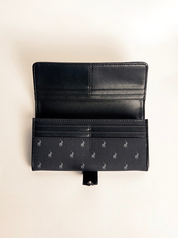 Saleys Travel Bags Polo Iconic Clutch Purse - Black - Image 2
