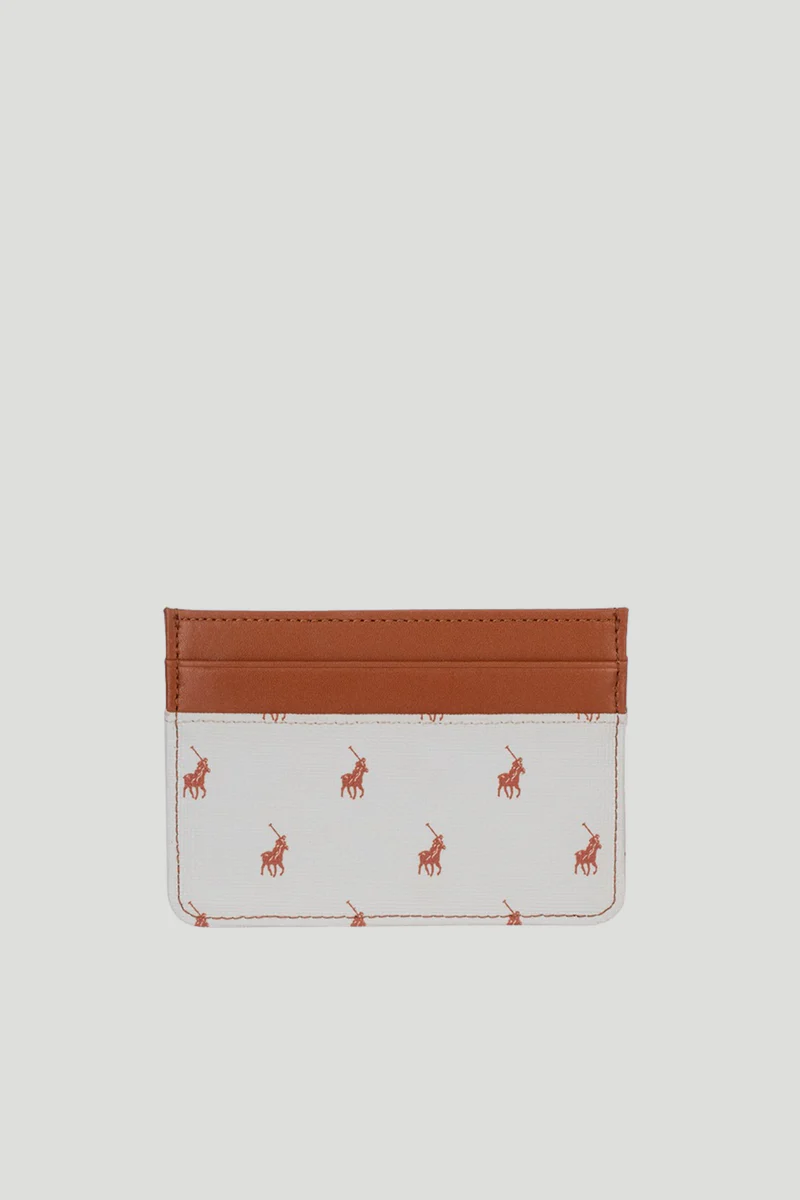 Saleys Travel Bags Polo Iconic Small Card Holder - White - Image 2