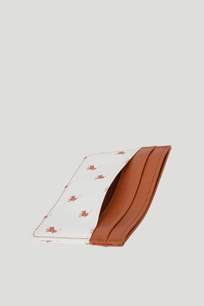 Saleys Travel Bags Polo Iconic Small Card Holder - White - Image 3
