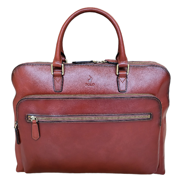 Polo Vega Large Briefcase -Brown