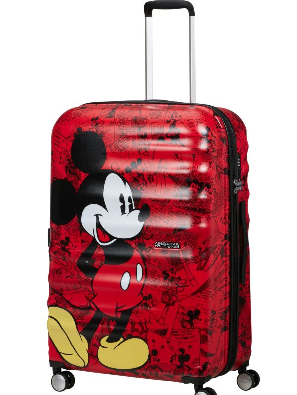 American Tourister: Disney Wavebreaker Spinner 77cm - Mickey Comics Red