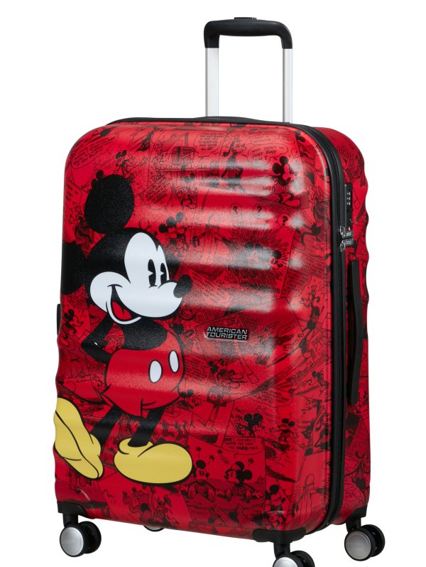 American Tourister: Disney Wavebreaker Spinner 67cm - Minnie Comics White