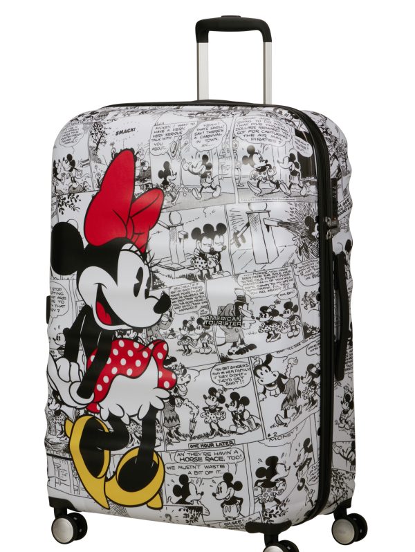 American Tourister: Disney Wavebreaker Spinner 77cm - Minnie Comics White