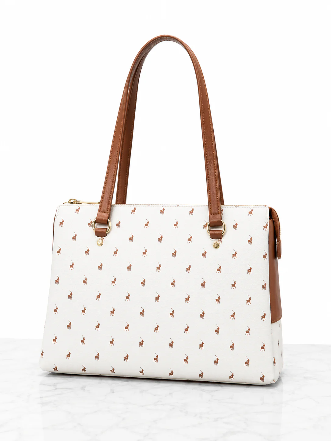 Saleys Travel Bags Polo Iconic Mule Shopper - White