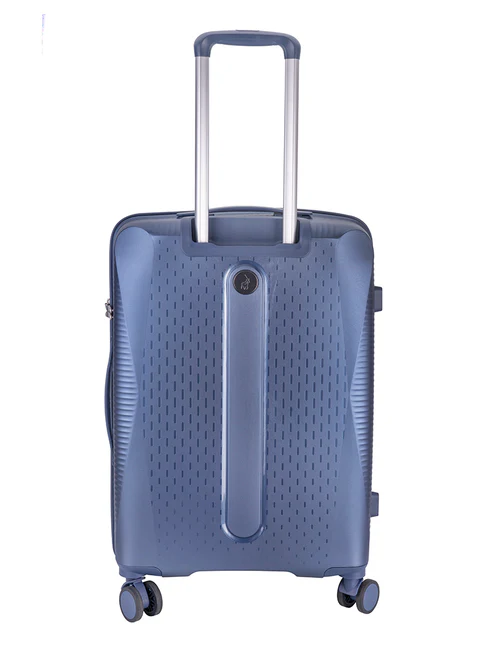 Saleys Travel Bags Polo Stellar Medium 4 Wheel Trolley Case - Blue - Image 3