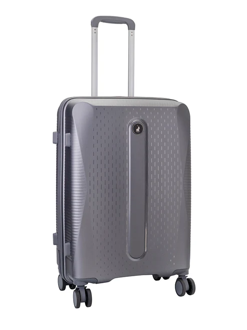 Polo Stellar Medium 4 Wheel Trolley Case - Grey