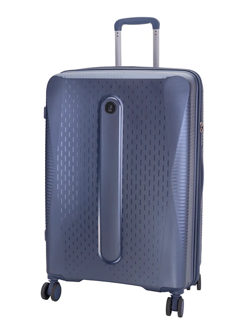 Saleys Travel Bags Polo Stellar Large 4 Wheel Trolley Case-Blue - Image 3